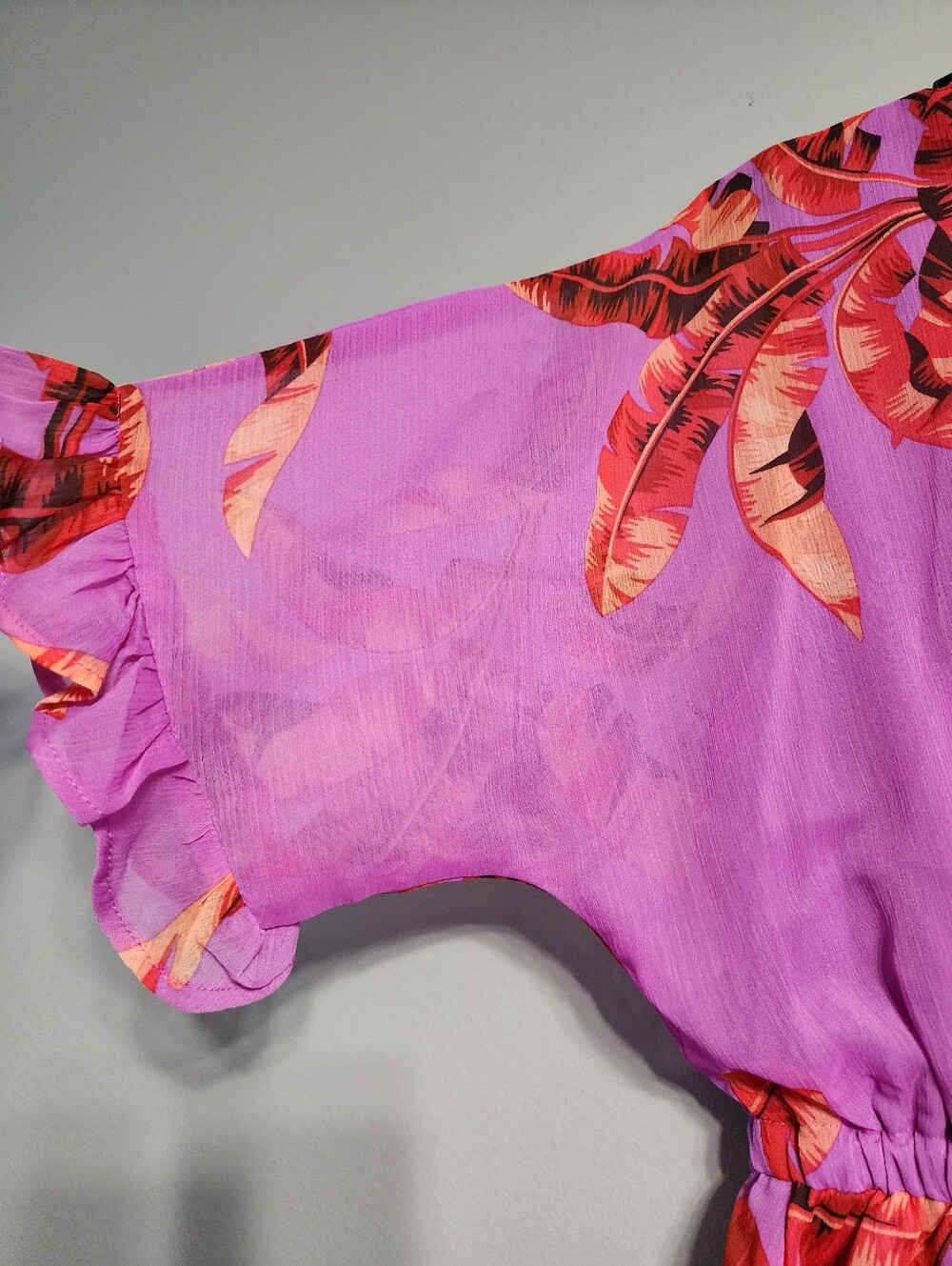 sofia by sofia vergara Purple Floral Top - Picture 5 of 5